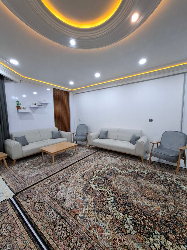 مبل مینیمال پرومکس هشت نفره رنگ طوسی روشن